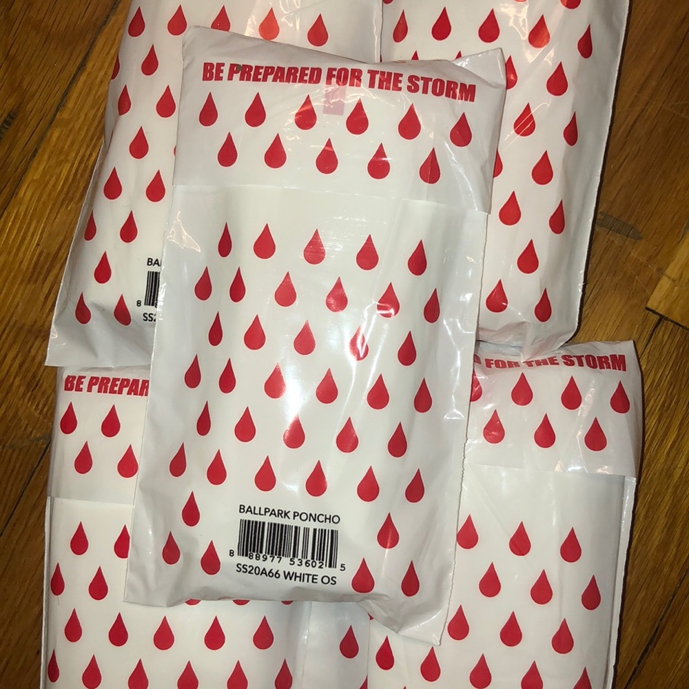 NWT Supreme Ballpark Adult Rain Poncho SS20, OS - Picture 6 of 9